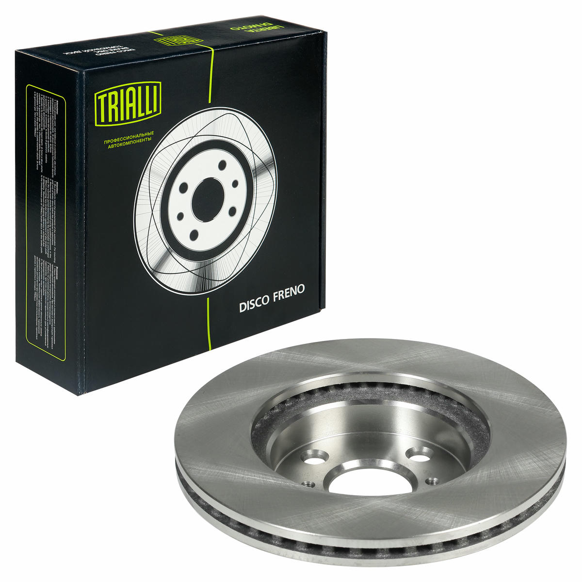 Диск тормозной передний вентилируемый TRIALLI DF 190203 preview 2
