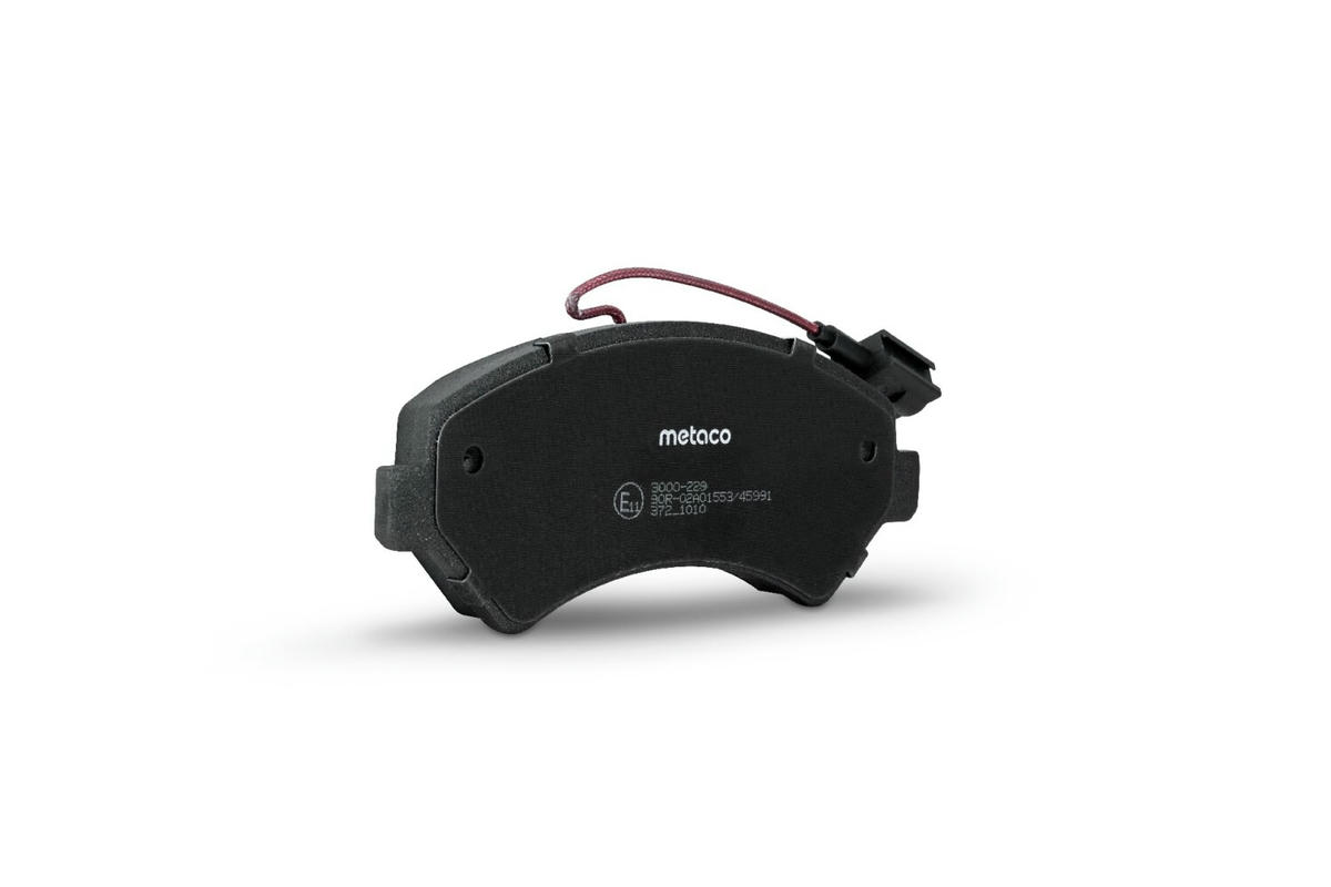 Колодки тормозные передние к-кт metaco 3000-229 preview 2