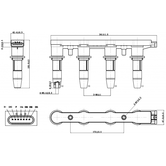 Катушка зажигания FEBEST 18640-002 preview 2