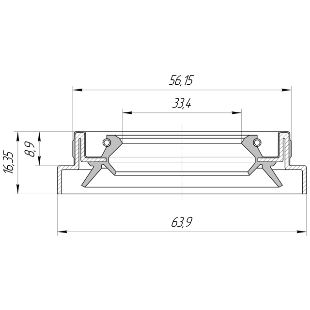 Сальник дифференциала FEBEST 95HBS-35560916X preview 2