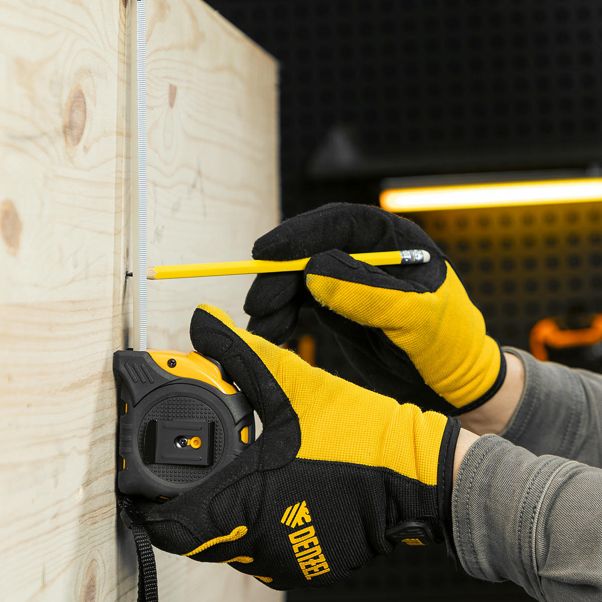 Рулетка 5м 25мм обрезиненный корпус, автм. фиксация DENZEL preview 10