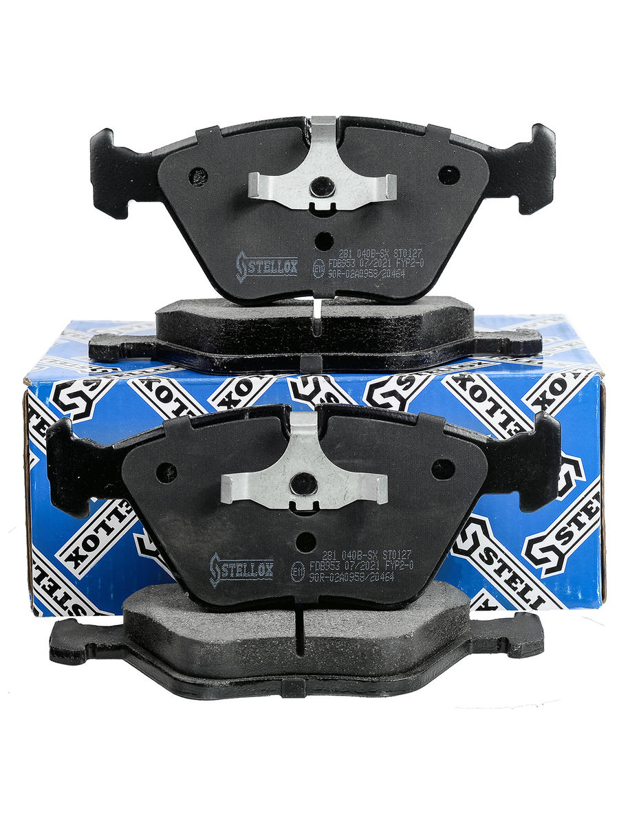 281 040B-SX_колодки дисковые передние! с антискрип. пластинами Audi 100/90 2.2-2.5TD/TDi &20V 86-91 preview 1