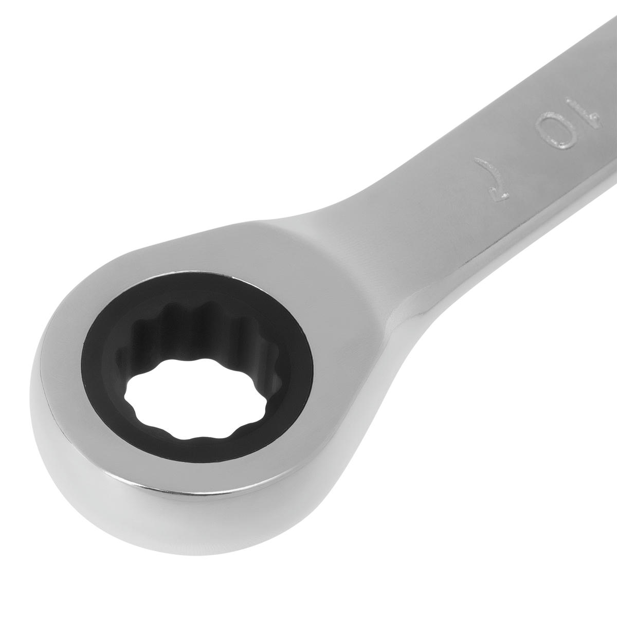 Ключ комбинированный 10мм трещоточный MATRIX preview 4