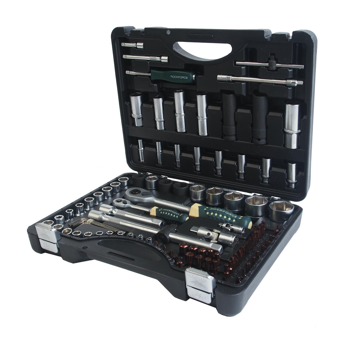 Набор инструмента 1/2" 1/4" 6-гранных 94пр.+ 6пр. ROCKFORCE preview 1