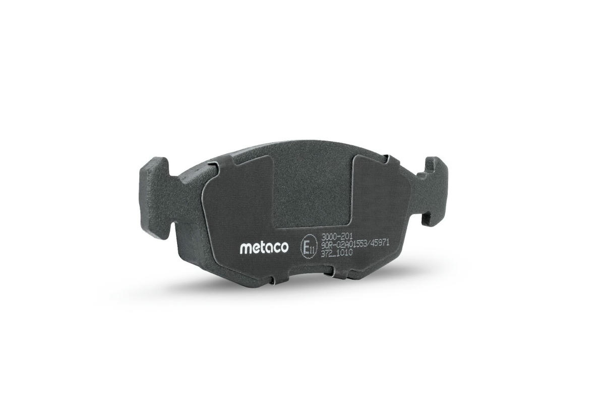 Колодки тормозные передние к-кт metaco 3000-201 preview 3