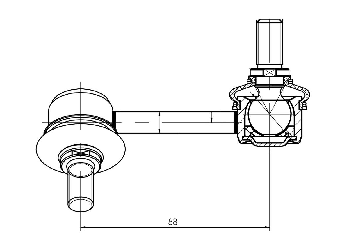 Стойка стабилизатора TRIALLI SP 0831 preview 3
