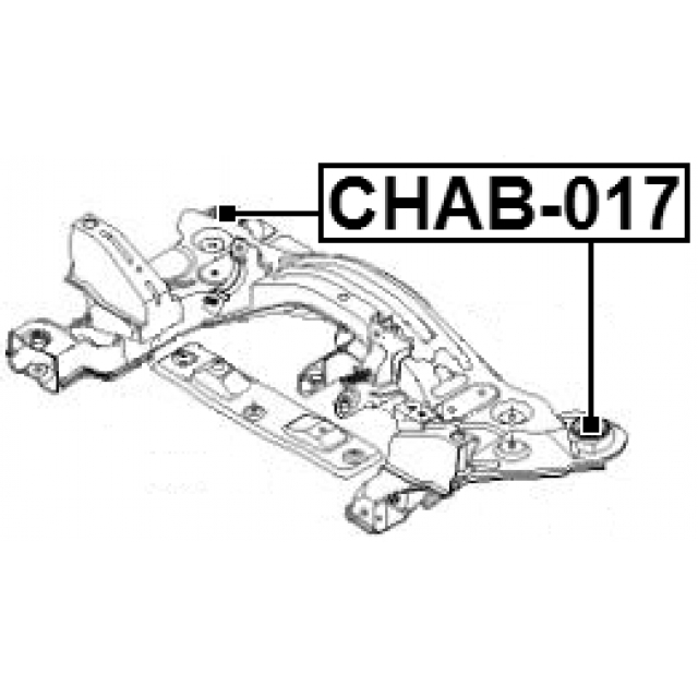 Сайлентблок FEBEST CHAB-017 preview 2