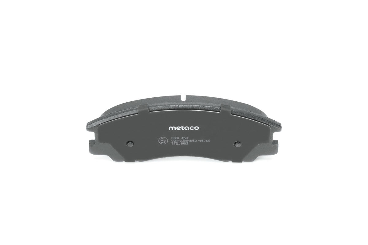 Колодки тормозные передние к-кт metaco 3000-458 preview 5