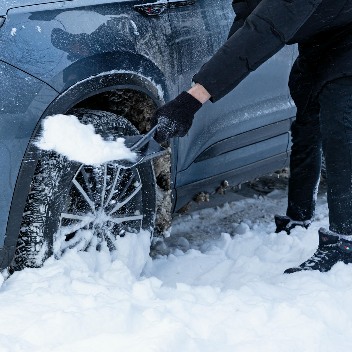 Лопата снеговая пластиковая 210х260х700мм автомобильная СИБРТЕХ preview 8