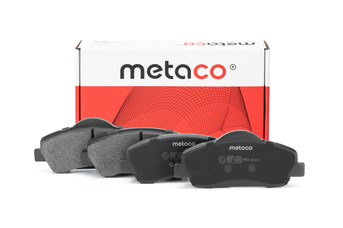Колодки тормозные передние к-кт metaco 3000-442 preview 1