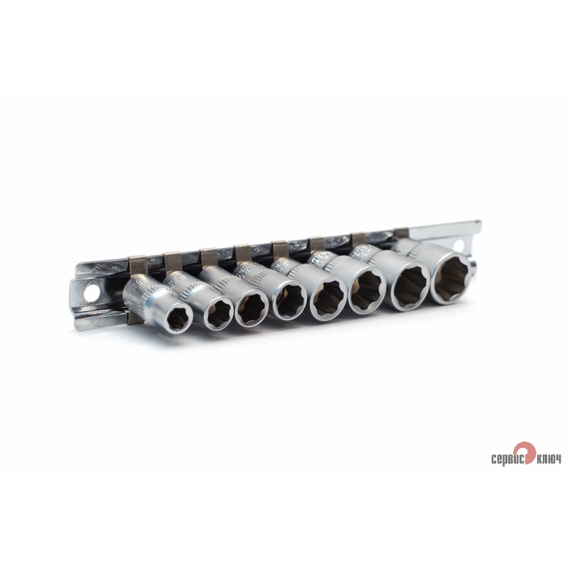 Набор головок 1/4" 8пр СЕРВИС КЛЮЧ preview 1