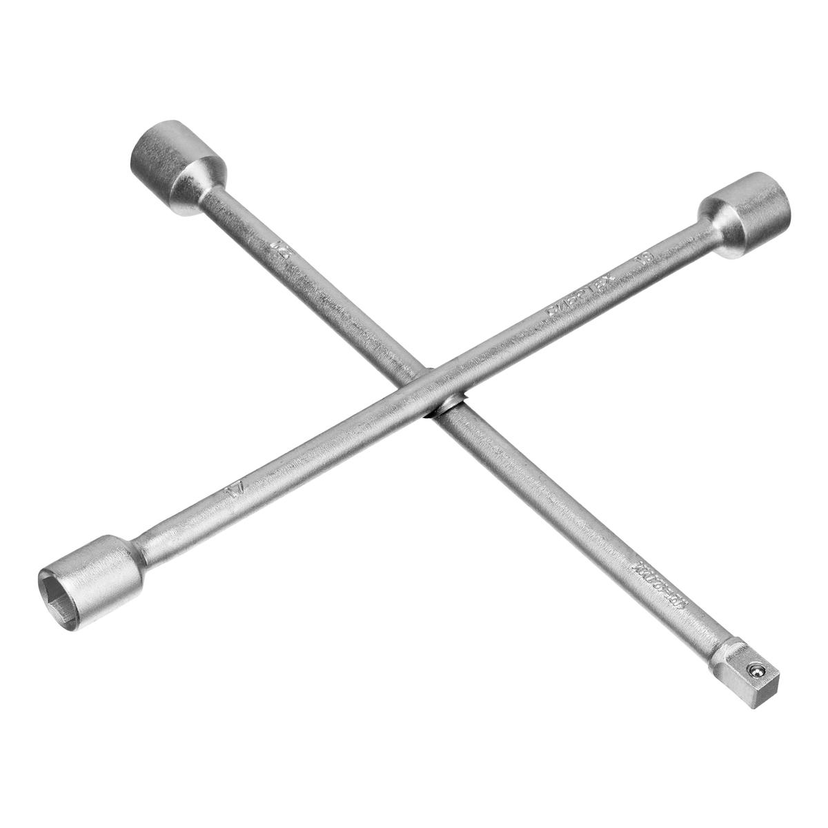 СИБРТЕХ 14258 Ключ-крест баллонный, 17x19x21 мм, под квадрат 1/2", толщина 14 мм preview 1