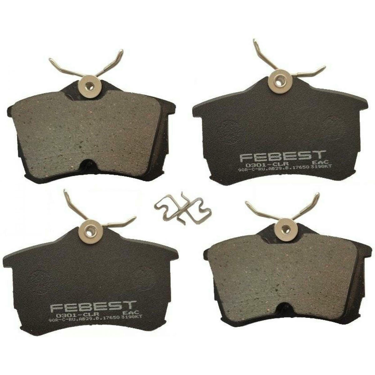 Колодки тормозные задние к-кт FEBEST 0301-CLR preview 1 Колодки тормозные задние к-кт FEBEST 0301-CLR preview 1