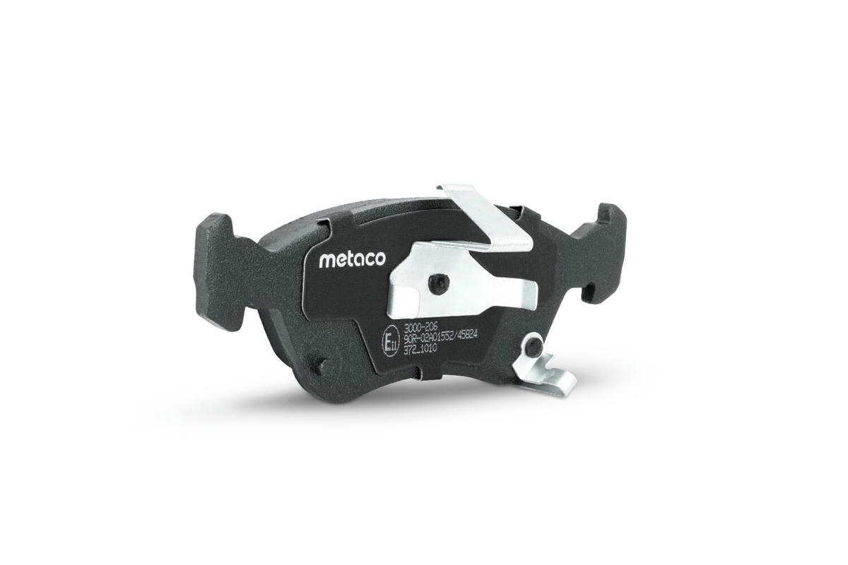 Колодки тормозные передние к-кт metaco 3000-206 preview 2