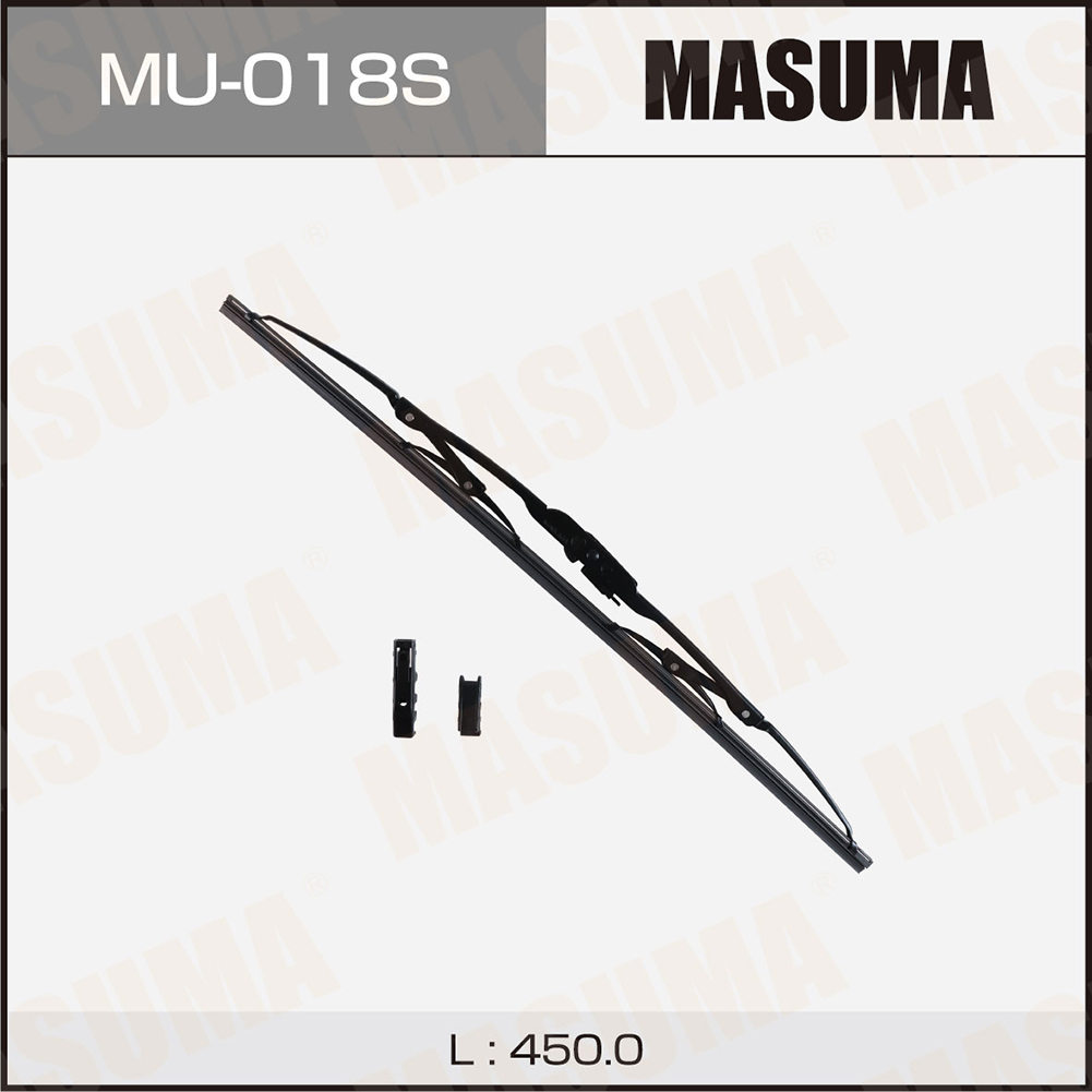 Щетка стеклоочистителя 450 мм каркасная 1 шт MASUMA WIPER BLADE MU-018S preview 1