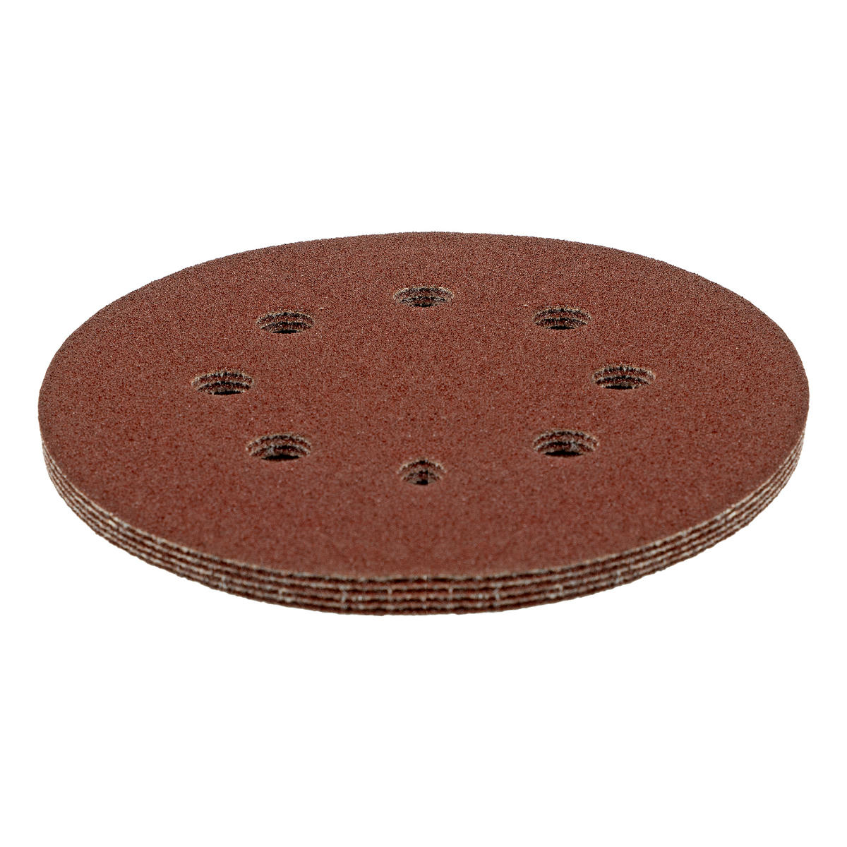 Круг абразивный на ворс. подложке под "липучку" перфорированный P100 125мм 5шт MATRIX preview 1