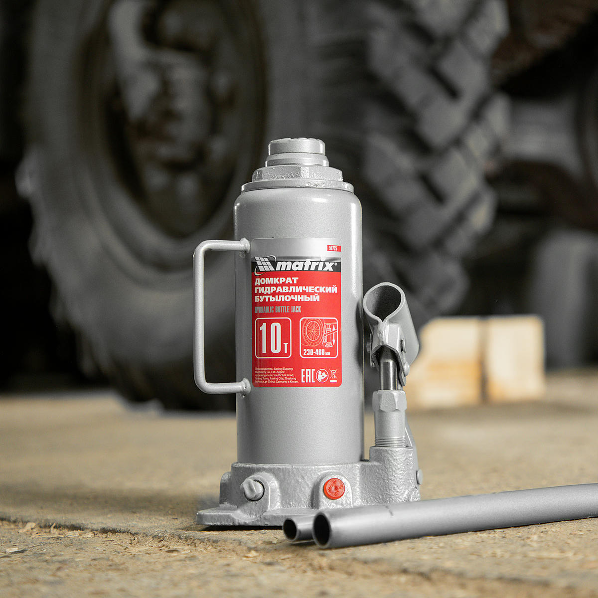 Домкрат бутылочный 10т гидравлический 230-460мм MATRIX preview 11