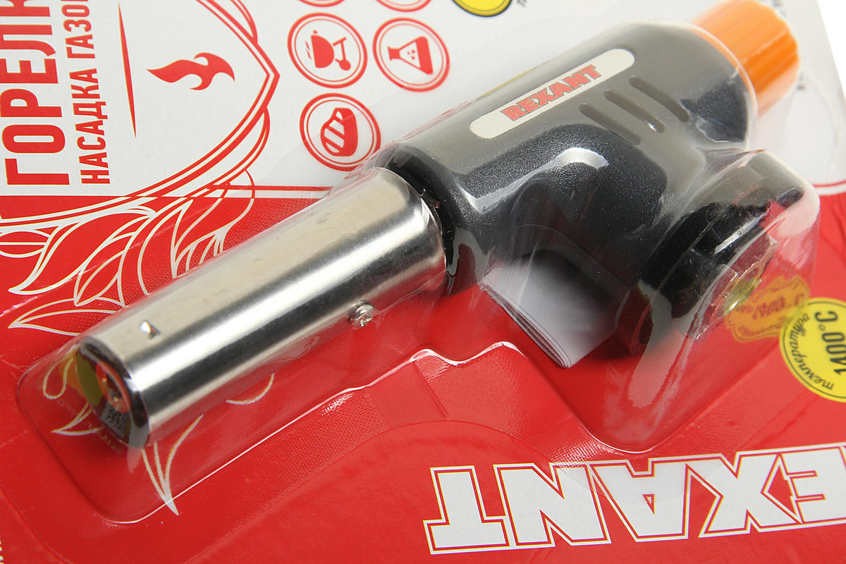 Горелка газовая GT-19 с пьезоподжигом REXANT preview 1