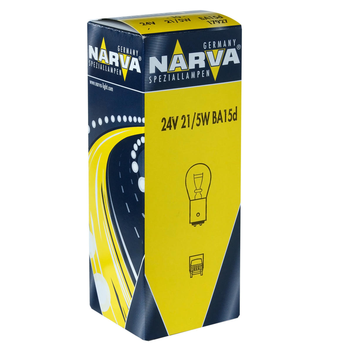 Лампа NARVA галогеновая P25 BA15D 21W preview 1