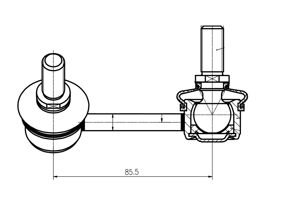 Стойка переднего стабилизатора TRIALLI SP 0846 preview 3