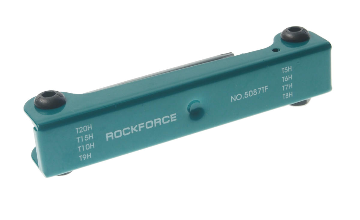 Набор ключей TORX складной, с отверстием (Т5H-Т20H) 8пр ROCKFORCE preview 1