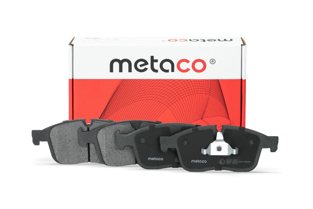 Колодки тормозные передние к-кт metaco 3000-439 preview 1