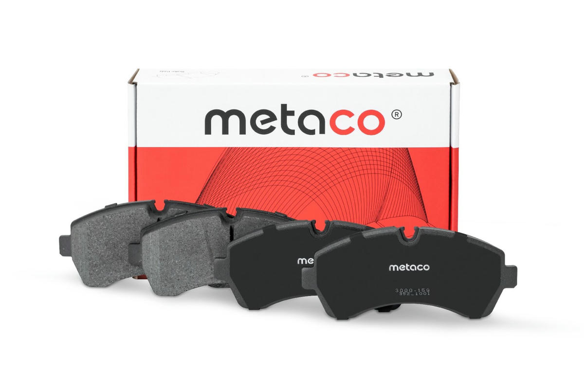Колодки тормозные передние к-кт metaco 3000-159 preview 1