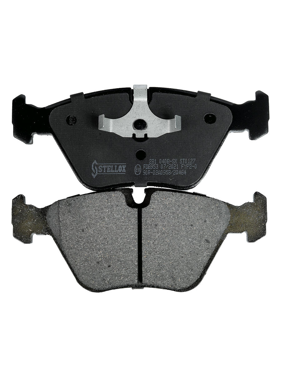 281 040B-SX_колодки дисковые передние! с антискрип. пластинами Audi 100/90 2.2-2.5TD/TDi &20V 86-91 preview 3