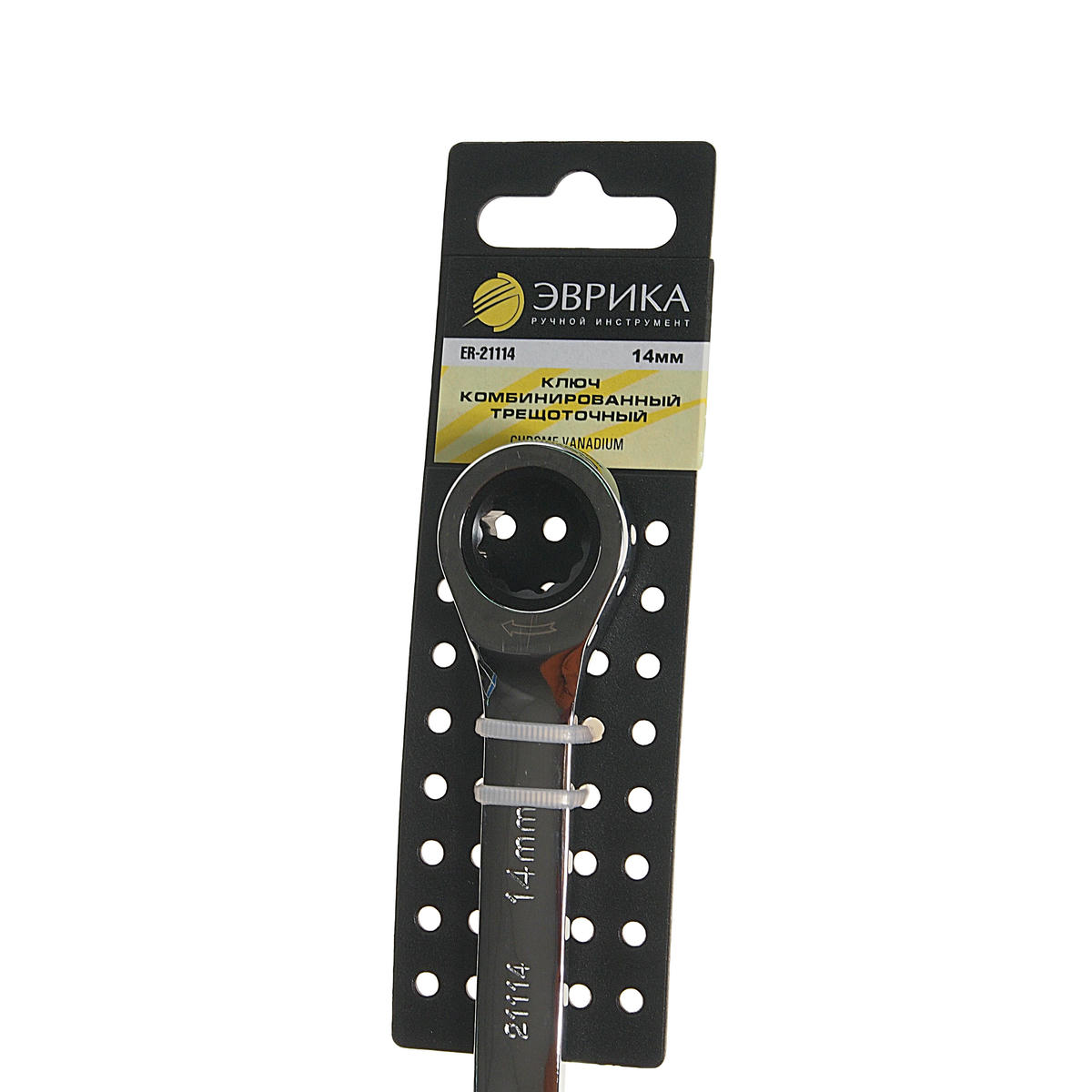 Ключ комбинированный 14мм трещоточный ЭВРИКА preview 1