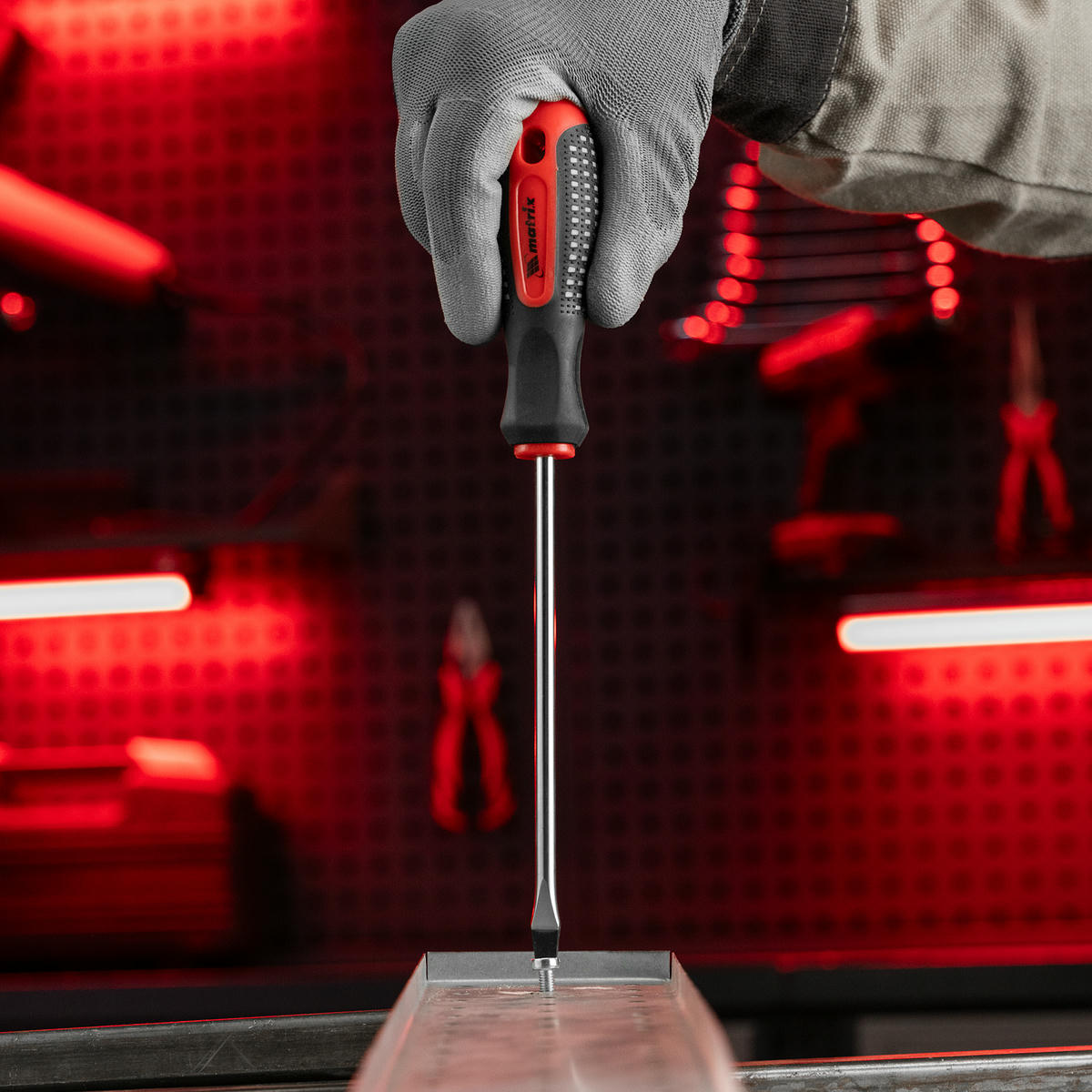Отвертка шлицевая MATRIX Fusion SL6х150мм CrV preview 7