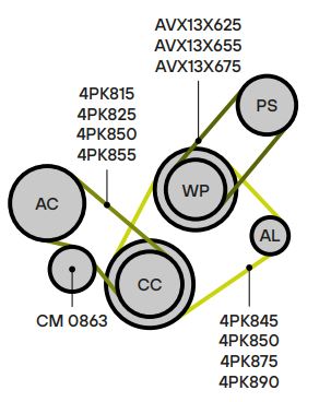 Ролик дополнительный руч. ремня TRIALLI CM0863 preview 5