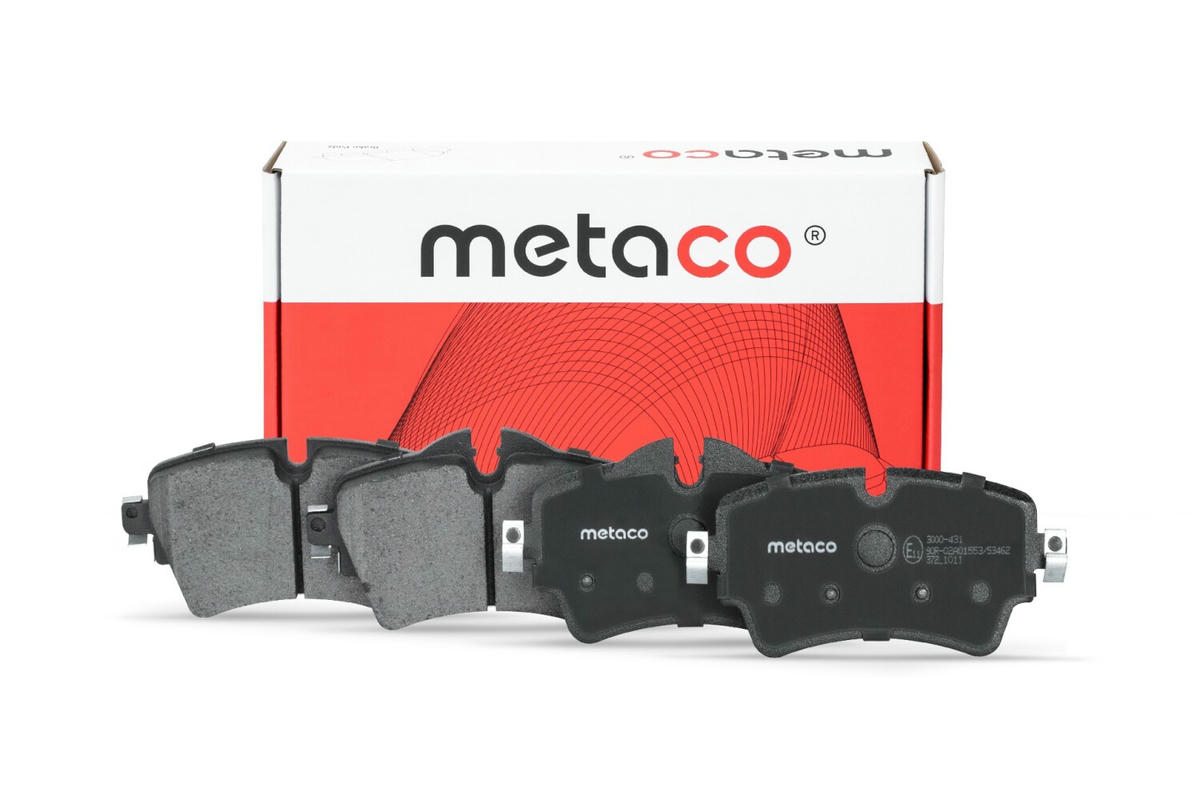 Колодки тормозные передние к-кт metaco 3000-431 preview 1