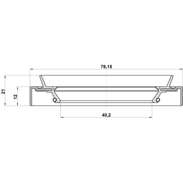 95HDS42761221R_сальник дифференциала !42x76x12/21.3Nissan Patrol 2.8TD/3.0TDi 97>, RVI preview 2