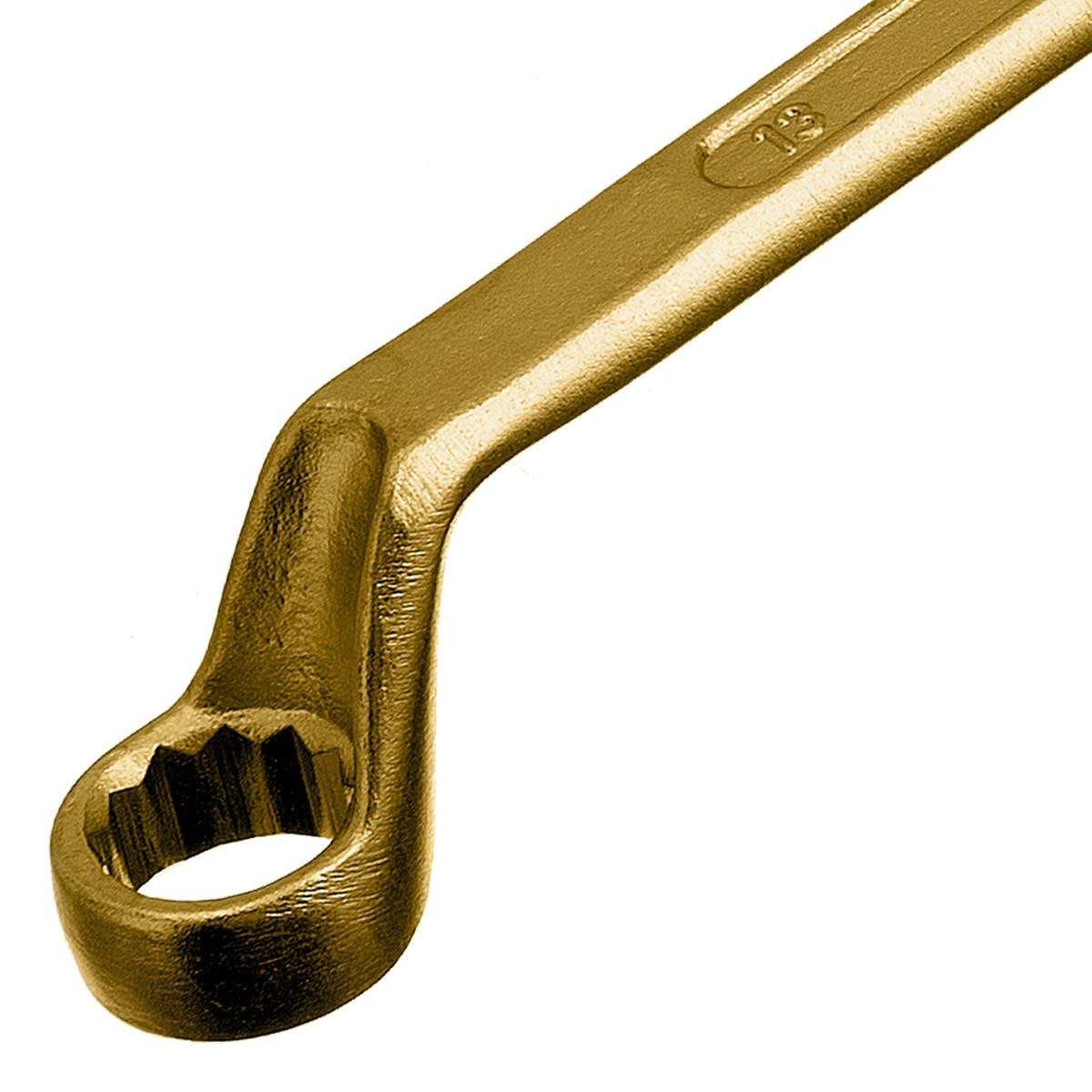 Ключ накидной 10х13 (желтый цинк) СИБРТЕХ preview 3