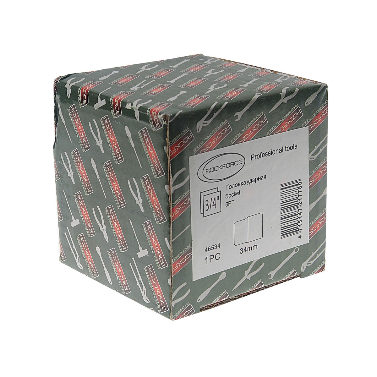 Головка торцевая 34 3/4" 6гр ударная ROCK FORCE preview 1