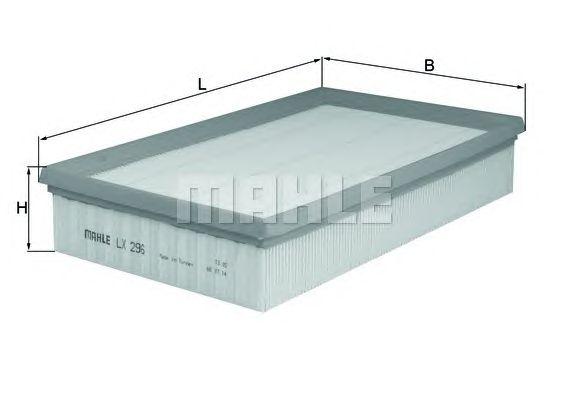 Фильтр воздушный MAHLE LX 296 preview 1
