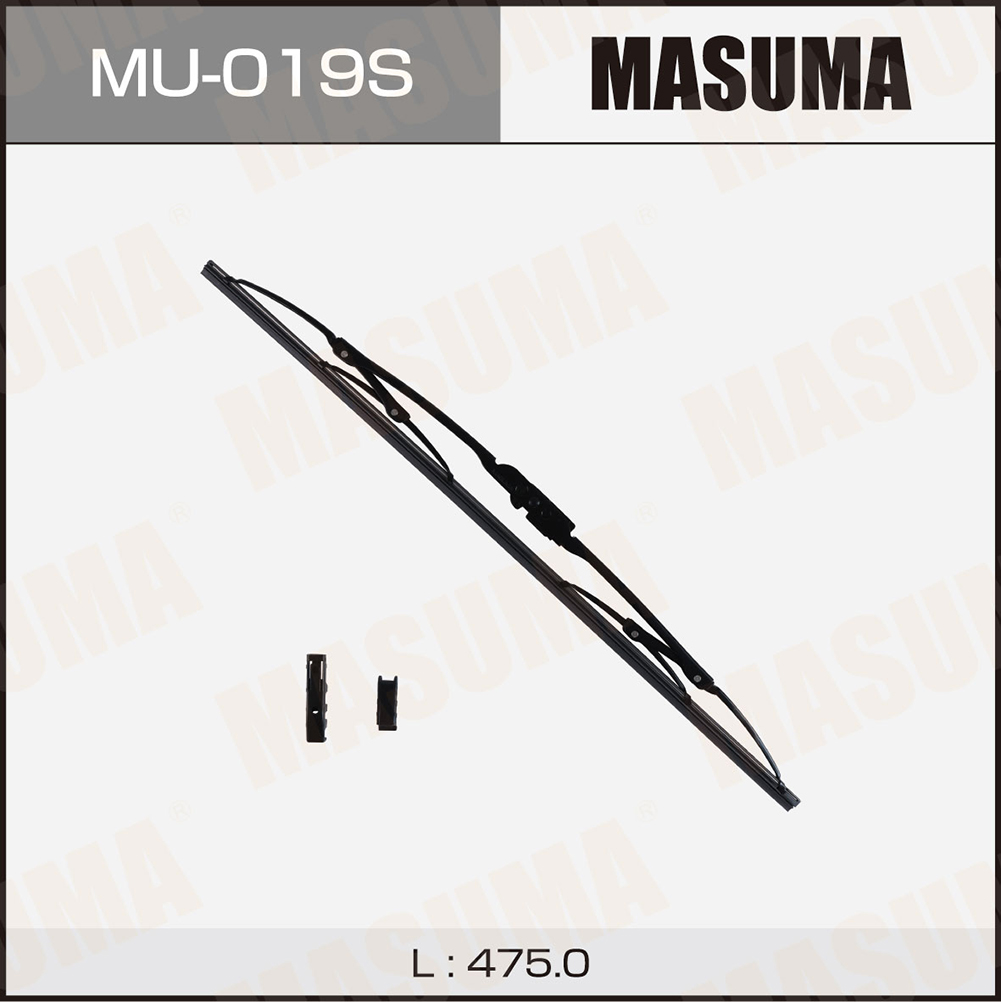 Щетка стеклоочистителя 475 мм каркасная 1 шт MASUMA WIPER BLADE MU-019S preview 1