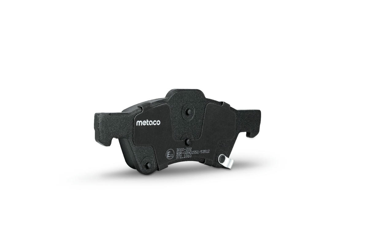 Колодки тормозные передние к-кт metaco 3000-202 preview 3