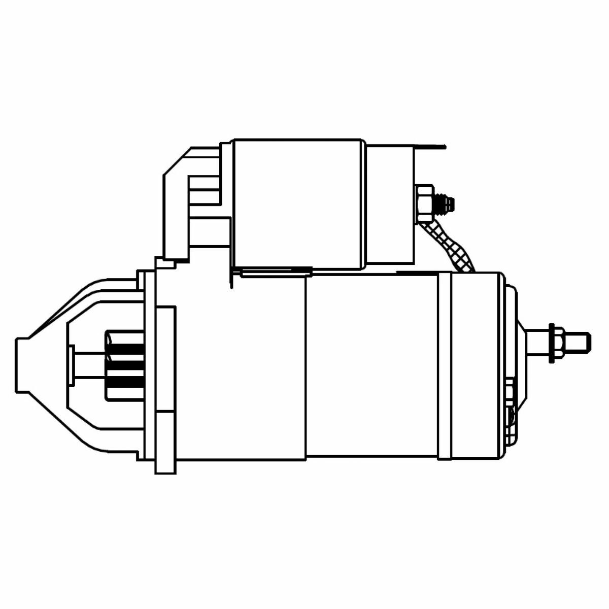Стартер для а/м Hyundai Sonata EF (98-)/KIA Magentis (00-) 2.0i 1,2кВт (LSt 0829) preview 6