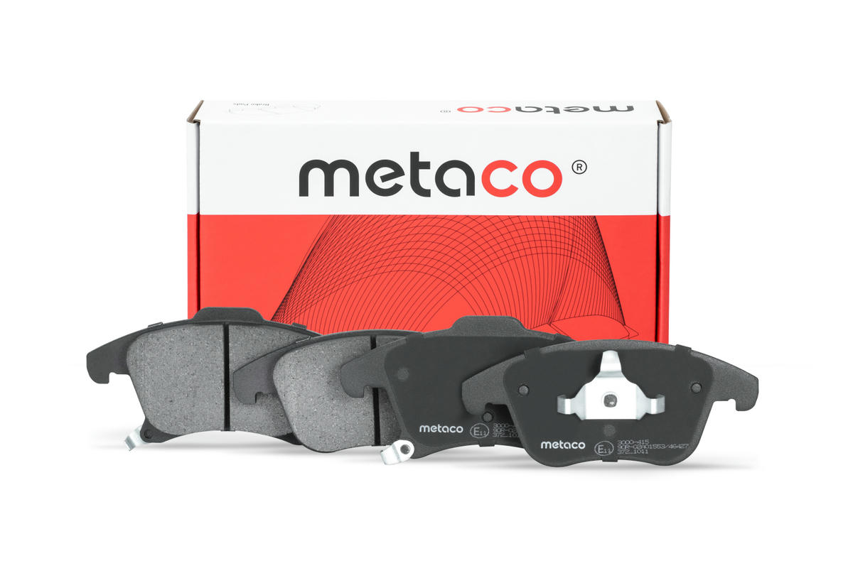 Колодки тормозные передние к-кт metaco 3000-415 preview 5 Колодки тормозные передние к-кт metaco 3000-415 preview 5