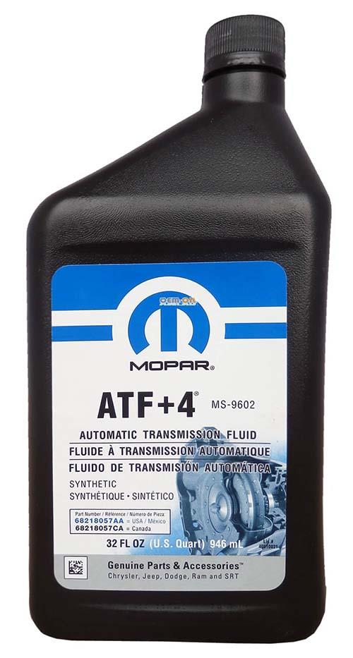 Масло трансмиссионное MOPAR ATF+4 0.946л (АВ) preview 1