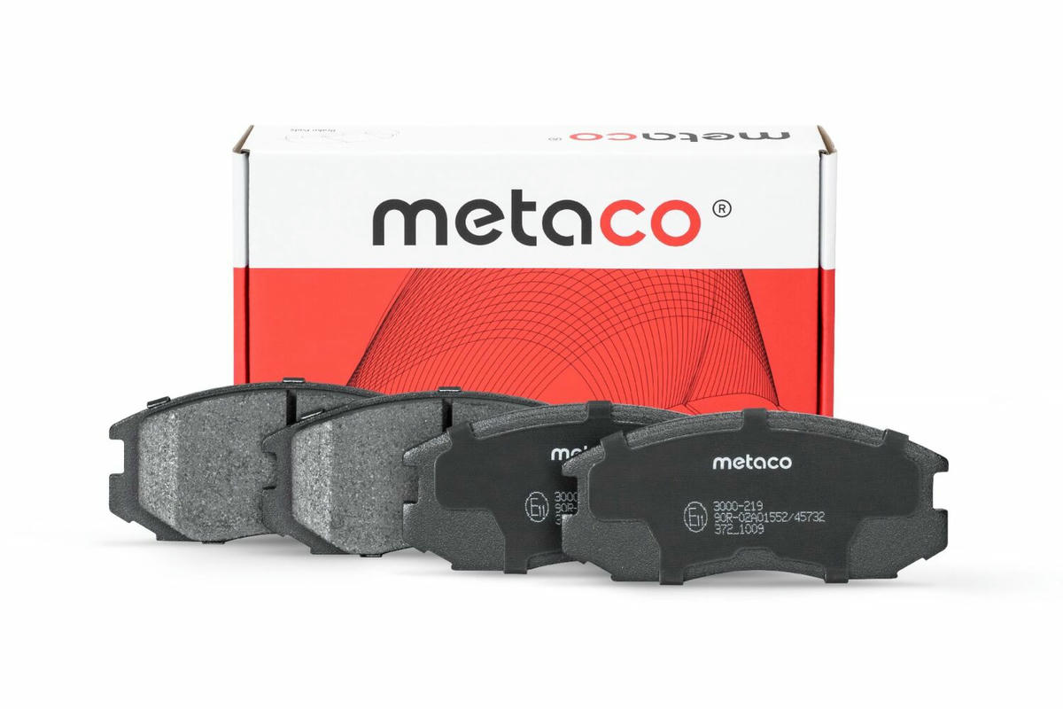 Колодки тормозные передние к-кт metaco 3000-219 preview 1