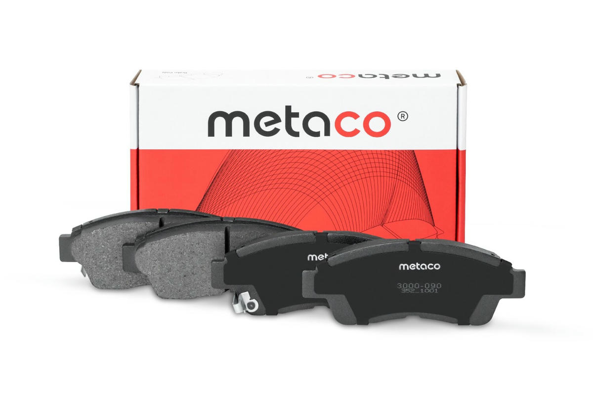 Колодки тормозные передние к-кт metaco 3000-090 preview 1