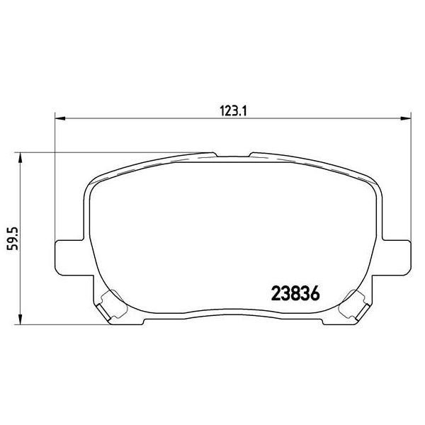Колодки тормозные передние к-кт TRIALLI PF 4348 preview 4