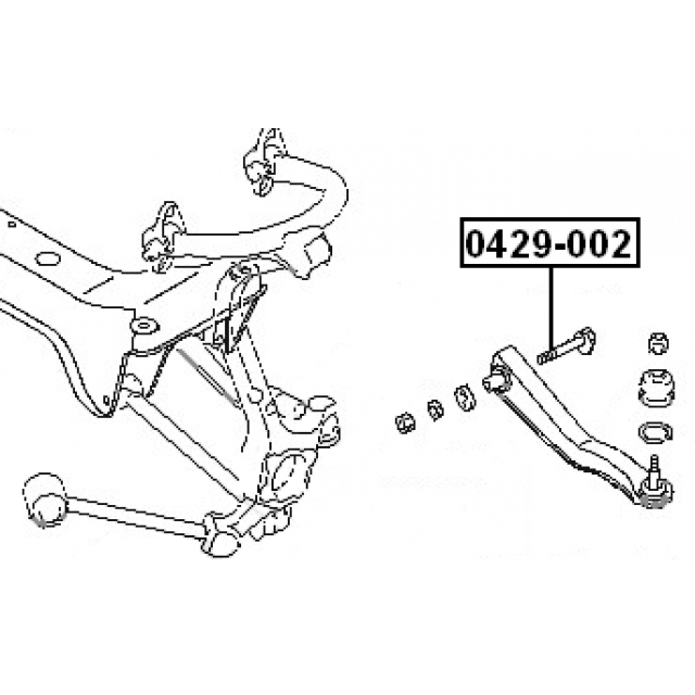 Болт развала задних колес FEBEST 0429-002 preview 2