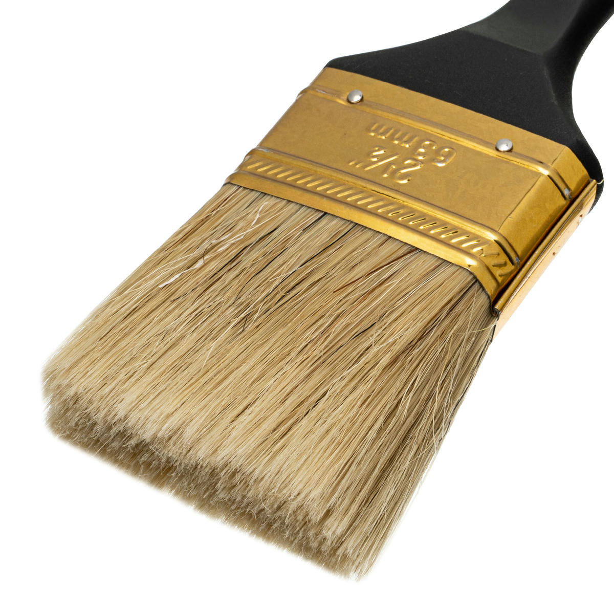 Кисть плоская Профи 2,5", натуральная щетина, пластмассовая ручка MATRIX preview 3