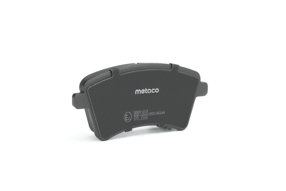 Колодки тормозные передние к-кт metaco 3000-203 preview 2