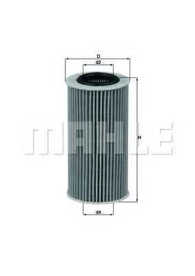 Фильтр масляный MAHLE OX 379 D preview 1