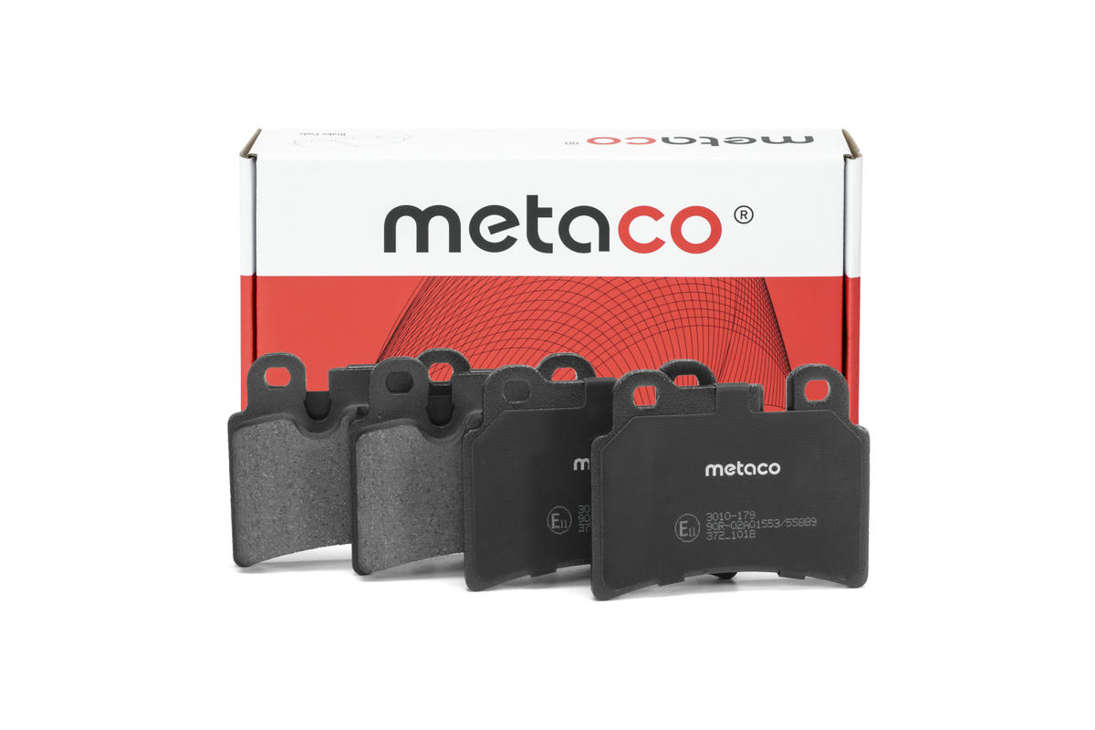 Колодки тормозные задние дисковые к-кт metaco 3010-179 preview 1