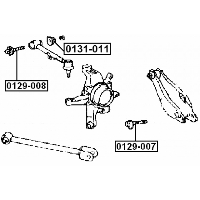 Болт развала передних колес FEBEST 0129-007 preview 2